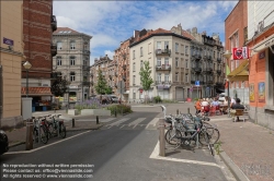 Viennaslide-05812412 Brüssel, Saint-Gilles, Straßenkreuzung // Brussels, Saint-Gilles, Road Crossing