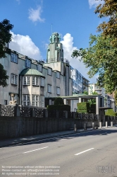 Viennaslide-05816101f Das Palais Stoclet ist eine von 1905 bis 1911 im Stil der Wiener Secession erbaute Villa in Woluwe-Saint-Pierre in der Region Brüssel-Hauptstadt. Architekt war Josef Hoffmann; von Gustav Klimt stammt der Stoclet-Fries.