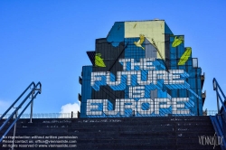Viennaslide-05817100 Brüssel, EU-Viertel, The Future is Europe - Brussels, European Quarter, The Future is Europe