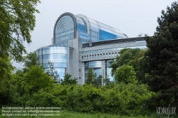 Viennaslide-05817121 Brüssel, Europäisches Parlament - Brussels, European Parliament,  Paul-Henri-Spaak-Building, Plenarsaal, Pressezentrum 
Architektur: Associacion des Architectes du CIC: Vanden Bossche sprl, Studieggroep D. Bontick 1995