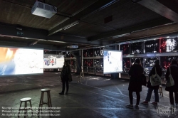 Viennaslide-05818429 Brüssel, Garage Citroen, Centre Georges Pompidou Kanal, provisorische Öffnung der Hallen zwischen 2018 und Sommer 2019 vor dem Umbau zum multifunktionalen Kulturzentrum (geplant bis 2022)