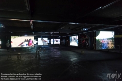 Viennaslide-05818430 Brüssel, Garage Citroen, Centre Georges Pompidou Kanal, provisorische Öffnung der Hallen zwischen 2018 und Sommer 2019 vor dem Umbau zum multifunktionalen Kulturzentrum (geplant bis 2022)