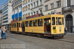 Viennaslide-05819716 Brüssel, Tramwayparade '150 Jahre Tramway in Brüssel' am 1. Mai 2019 - Brussels, Parade '150 Years Tramway', May 1st, 2019