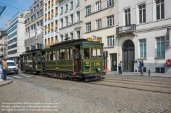 Viennaslide-05819721 Brüssel, Tramwayparade '150 Jahre Tramway in Brüssel' am 1. Mai 2019 - Brussels, Parade '150 Years Tramway', May 1st, 2019