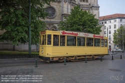 Viennaslide-05819728 Brüssel, Tramwayparade '150 Jahre Tramway in Brüssel' am 1. Mai 2019 - Brussels, Parade '150 Years Tramway', May 1st, 2019