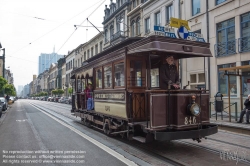 Viennaslide-05819740 Brüssel, Tramwayparade '150 Jahre Tramway in Brüssel' am 1. Mai 2019 - Brussels, Parade '150 Years Tramway', May 1st, 2019