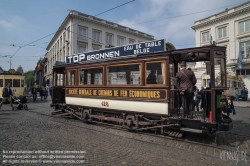 Viennaslide-05819748 Brüssel, Tramwayparade '150 Jahre Tramway in Brüssel' am 1. Mai 2019 - Brussels, Parade '150 Years Tramway', May 1st, 2019