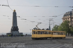 Viennaslide-05819767 Brüssel, Tramwayparade '150 Jahre Tramway in Brüssel' am 1. Mai 2019 - Brussels, Parade '150 Years Tramway', May 1st, 2019