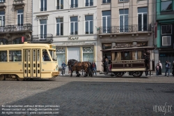 Viennaslide-05819770 Brüssel, Tramwayparade '150 Jahre Tramway in Brüssel' am 1. Mai 2019 - Brussels, Parade '150 Years Tramway', May 1st, 2019