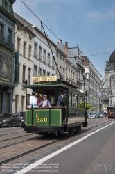 Viennaslide-05819777 Brüssel, Tramwayparade '150 Jahre Tramway in Brüssel' am 1. Mai 2019 - Brussels, Parade '150 Years Tramway', May 1st, 2019