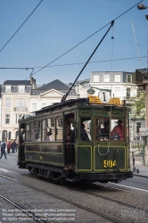 Viennaslide-05819786 Brüssel, Tramwayparade '150 Jahre Tramway in Brüssel' am 1. Mai 2019 - Brussels, Parade '150 Years Tramway', May 1st, 2019