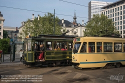 Viennaslide-05819789 Brüssel, Tramwayparade '150 Jahre Tramway in Brüssel' am 1. Mai 2019 - Brussels, Parade '150 Years Tramway', May 1st, 2019