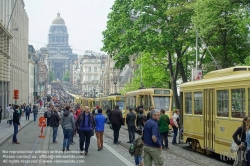 Viennaslide-05819794 Brüssel, Tramwayparade '150 Jahre Tramway in Brüssel' am 1. Mai 2019 - Brussels, Parade '150 Years Tramway', May 1st, 2019