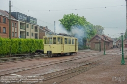 Viennaslide-05819949 Am 8. September 1887 wurde die mehrgleisige Nachbarschaftsbahnstrecke Schepdaal - Brüssel Ninoofsepoort in Betrieb genommen. Das Depot der Linie befindet sich in Schepdaal . Dieses Depot wurde ab dem 5. Mai 1962 als Nationalmuseum für die Nachbarschaftsbahnen genutzt. Bis 1968 diente das Depot noch als Straßenbahndepot für die Strecke Brüssel - Ninove (Linie Ni). Diese Straßenbahnlinie wurde am 21. Februar 1970 eingestellt.
1993 wurde das gesamte Gelände (Bahnhofsgebäude und Schuppen) geschützt. Das Museum wurde von Freiwilligen verwaltet und 1999 wegen Renovierungsarbeiten geschlossen. Zehn Jahre später, am 1. Juli 2009, wurde das Museum von der gemeinnützigen Organisation 