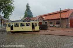 Viennaslide-05819960 Am 8. September 1887 wurde die mehrgleisige Nachbarschaftsbahnstrecke Schepdaal - Brüssel Ninoofsepoort in Betrieb genommen. Das Depot der Linie befindet sich in Schepdaal . Dieses Depot wurde ab dem 5. Mai 1962 als Nationalmuseum für die Nachbarschaftsbahnen genutzt. Bis 1968 diente das Depot noch als Straßenbahndepot für die Strecke Brüssel - Ninove (Linie Ni). Diese Straßenbahnlinie wurde am 21. Februar 1970 eingestellt.
1993 wurde das gesamte Gelände (Bahnhofsgebäude und Schuppen) geschützt. Das Museum wurde von Freiwilligen verwaltet und 1999 wegen Renovierungsarbeiten geschlossen. Zehn Jahre später, am 1. Juli 2009, wurde das Museum von der gemeinnützigen Organisation 