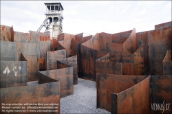 Viennaslide-05831210 Belgien, Genk, C-Mine, Bergbaumuseum, 'Labyrinth',  Gijs Van Vaerenbergh 2015 // Belgium, Genk, C-Mine, Mining Museum, 'Labyrinth', Gijs Van Vaerenbergh 2015