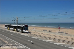 Viennaslide-05840907 Belgien, Kusttram Knokke-De Panne, Raversijde