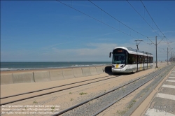 Viennaslide-05840909 Belgien, Kusttram Knokke-De Panne, Raversijde