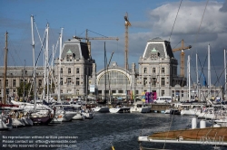 Viennaslide-05845119 Belgien, Oostende, Bahnhof - Belgium, Oostende, Train Station