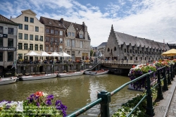 Viennaslide-05851105 Flandern, Ostflandern, Gent, Blick auf Groot Vleeshuis