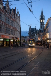 Viennaslide-05851901 Gent, Straßenbahn - Gent, Tramway