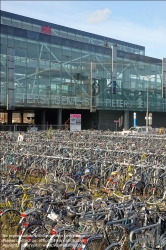 Viennaslide-05851988 Gent, Fahrradparkplatz am Bahnhof St-Pieters // Ghent, bicycle parking at St-Pieters Train Station