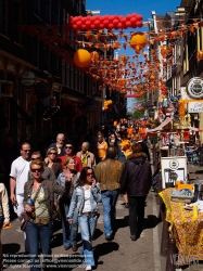 Viennaslide-05913009 Koninginnedag (deutsch Königinnentag) ist Nationalfeiertag in den Niederlanden, der jährlich am 30. April gefeiert wird. An diesem Tag feiern die Niederländer den Geburtstag ihrer Königin.