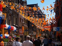 Viennaslide-05913011 Koninginnedag (deutsch Königinnentag) ist Nationalfeiertag in den Niederlanden, der jährlich am 30. April gefeiert wird. An diesem Tag feiern die Niederländer den Geburtstag ihrer Königin.