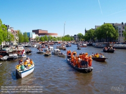 Viennaslide-05913015 Koninginnedag (deutsch Königinnentag) ist Nationalfeiertag in den Niederlanden, der jährlich am 30. April gefeiert wird. An diesem Tag feiern die Niederländer den Geburtstag ihrer Königin.