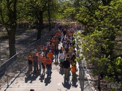 Viennaslide-05913022 Koninginnedag (deutsch Königinnentag) ist Nationalfeiertag in den Niederlanden, der jährlich am 30. April gefeiert wird. An diesem Tag feiern die Niederländer den Geburtstag ihrer Königin.