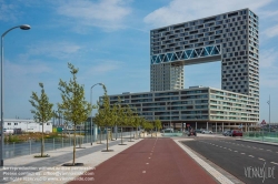 Viennaslide-05918304 Der Pontsteiger ist ein aufsehenerregendes Gebäude in Houthaven, dem aufstrebenden Amsterdamer Stadtteil am Wasser. Architekten: Van Rossum Raadgevende Ingenieurs