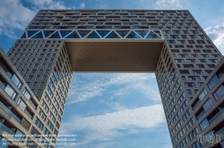 Viennaslide-05918306 Der Pontsteiger ist ein aufsehenerregendes Gebäude in Houthaven, dem aufstrebenden Amsterdamer Stadtteil am Wasser. Architekten: Van Rossum Raadgevende Ingenieurs