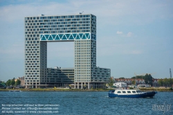 Viennaslide-05918309 Der Pontsteiger ist ein aufsehenerregendes Gebäude in Houthaven, dem aufstrebenden Amsterdamer Stadtteil am Wasser. Architekten: Van Rossum Raadgevende Ingenieurs