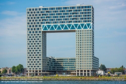 Viennaslide-05918310 Der Pontsteiger ist ein aufsehenerregendes Gebäude in Houthaven, dem aufstrebenden Amsterdamer Stadtteil am Wasser. Architekten: Van Rossum Raadgevende Ingenieurs