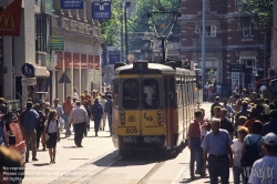 Viennaslide-05920101 Amsterdam, Leidsestraat, Straßenbahn, historische Aufnahme (1998) - Amsterdam, Leidsestraat, Tramway, historic Photo (1998)