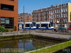 Viennaslide-05921006 Amsterdam, Straßenbahn, Van Hallstraat  - Amsterdam, Tramway, Van Hallstraat