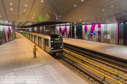 Viennaslide-05925205 Amsterdam, Metro 52, Noord/Zuidlijn, Station Europaplein