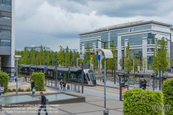 Viennaslide-05999129 Die Stater Tram (dt.: Städtische Straßenbahn) ist die Straßenbahn der luxemburgischen Hauptstadt Luxemburg, die am 10. Dezember 2017 eröffnet wurde. Die Straßenbahnlinie setzt Fahrzeuge des spanischen Unternehmens CAF (Construcciones y auxiliar de ferrocarriles), Urbos 3, ein.