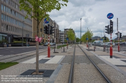 Viennaslide-05999139 Die Stater Tram (dt.: Städtische Straßenbahn) ist die Straßenbahn der luxemburgischen Hauptstadt Luxemburg, die am 10. Dezember 2017 eröffnet wurde. Die Straßenbahnlinie setzt Fahrzeuge des spanischen Unternehmens CAF (Construcciones y auxiliar de ferrocarriles), Urbos 3, ein.