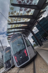 Viennaslide-05999154 Die Stater Tram (dt.: Städtische Straßenbahn) ist die Straßenbahn der luxemburgischen Hauptstadt Luxemburg, die am 10. Dezember 2017 eröffnet wurde. Die Straßenbahnlinie setzt Fahrzeuge des spanischen Unternehmens CAF (Construcciones y auxiliar de ferrocarriles), Urbos 3, ein.