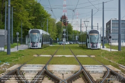 Viennaslide-05999157 Die Stater Tram (dt.: Städtische Straßenbahn) ist die Straßenbahn der luxemburgischen Hauptstadt Luxemburg, die am 10. Dezember 2017 eröffnet wurde. Die Straßenbahnlinie setzt Fahrzeuge des spanischen Unternehmens CAF (Construcciones y auxiliar de ferrocarriles), Urbos 3, ein.