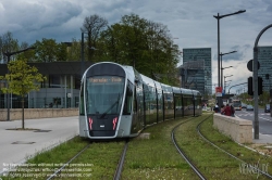 Viennaslide-05999165 Die Stater Tram (dt.: Städtische Straßenbahn) ist die Straßenbahn der luxemburgischen Hauptstadt Luxemburg, die am 10. Dezember 2017 eröffnet wurde. Die Straßenbahnlinie setzt Fahrzeuge des spanischen Unternehmens CAF (Construcciones y auxiliar de ferrocarriles), Urbos 3, ein.