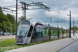 Viennaslide-05999167 Die Stater Tram (dt.: Städtische Straßenbahn) ist die Straßenbahn der luxemburgischen Hauptstadt Luxemburg, die am 10. Dezember 2017 eröffnet wurde. Die Straßenbahnlinie setzt Fahrzeuge des spanischen Unternehmens CAF (Construcciones y auxiliar de ferrocarriles), Urbos 3, ein.