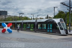 Viennaslide-05999172 Die Stater Tram (dt.: Städtische Straßenbahn) ist die Straßenbahn der luxemburgischen Hauptstadt Luxemburg, die am 10. Dezember 2017 eröffnet wurde. Die Straßenbahnlinie setzt Fahrzeuge des spanischen Unternehmens CAF (Construcciones y auxiliar de ferrocarriles), Urbos 3, ein.