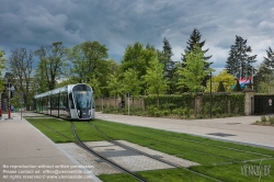 Viennaslide-05999183 Die Stater Tram (dt.: Städtische Straßenbahn) ist die Straßenbahn der luxemburgischen Hauptstadt Luxemburg, die am 10. Dezember 2017 eröffnet wurde. Die Straßenbahnlinie setzt Fahrzeuge des spanischen Unternehmens CAF (Construcciones y auxiliar de ferrocarriles), Urbos 3, ein.