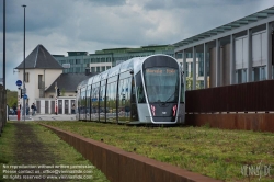 Viennaslide-05999194 Die Stater Tram (dt.: Städtische Straßenbahn) ist die Straßenbahn der luxemburgischen Hauptstadt Luxemburg, die am 10. Dezember 2017 eröffnet wurde. Die Straßenbahnlinie setzt Fahrzeuge des spanischen Unternehmens CAF (Construcciones y auxiliar de ferrocarriles), Urbos 3, ein.