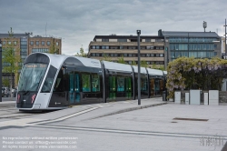 Viennaslide-05999198 Die Stater Tram (dt.: Städtische Straßenbahn) ist die Straßenbahn der luxemburgischen Hauptstadt Luxemburg, die am 10. Dezember 2017 eröffnet wurde. Die Straßenbahnlinie setzt Fahrzeuge des spanischen Unternehmens CAF (Construcciones y auxiliar de ferrocarriles), Urbos 3, ein.