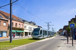 Viennaslide-05203904 Valenciennes, Denain, moderne Straßenbahn - Valenciennes, Denain, modern Tramway