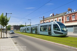 Viennaslide-05203905 Valenciennes, Denain, moderne Straßenbahn - Valenciennes, Denain, modern Tramway