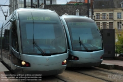 Viennaslide-05203918 Valenciennes, moderne Straßenbahn - Valenciennes, modern Tramway